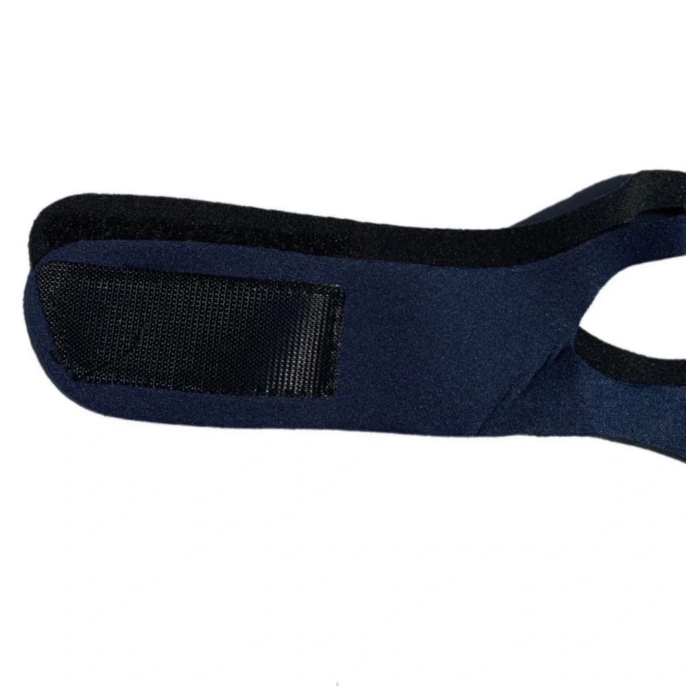 Face mask one size fits all blue and black dust shield sports mask